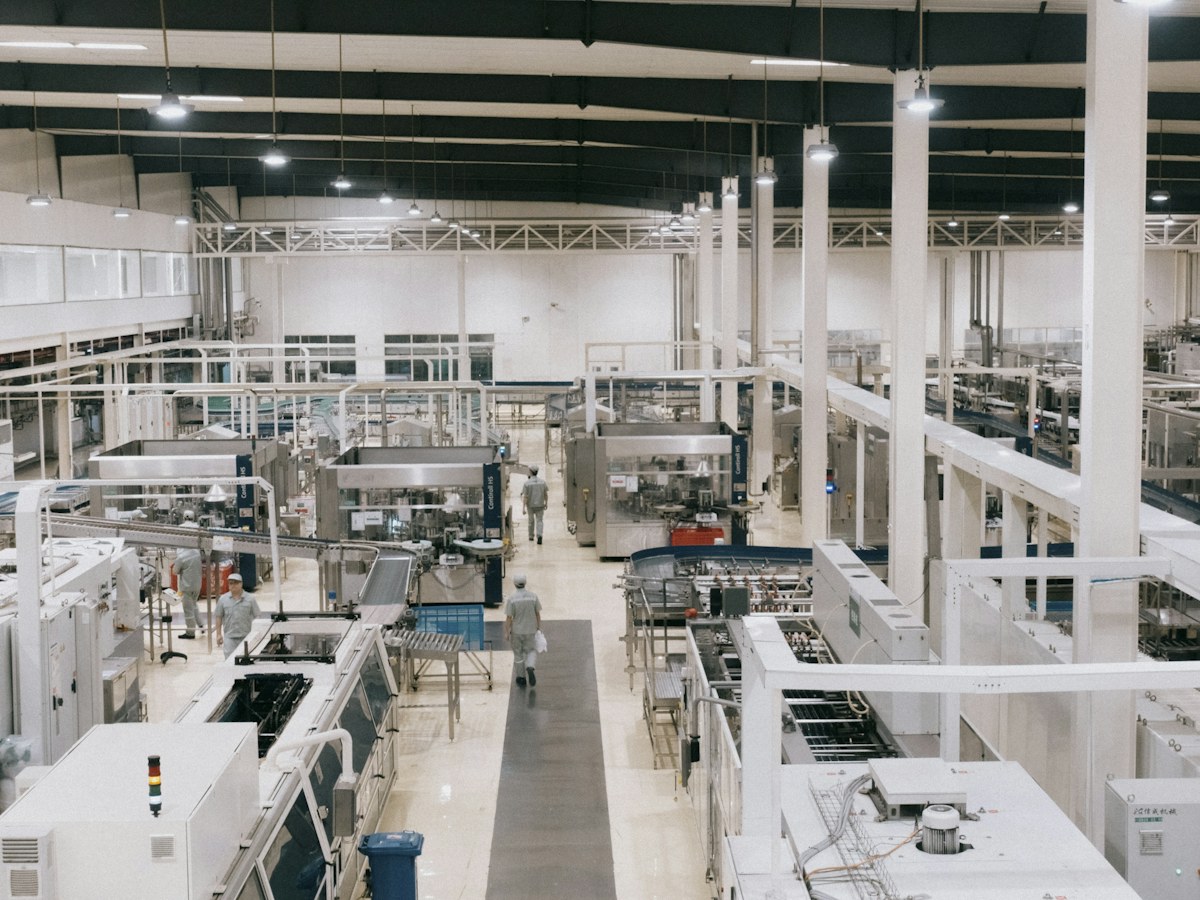 Illustrative manufacturing workshop